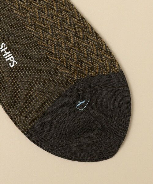 SHIPS / シップス ソックス | SHIPS:  へリンボーン コットン ドレス ソックス | 詳細3