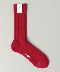 SHIPS / シップス ソックス | SHIPS: ベーシック リブ カラーソックス