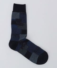 SHIPS / シップス ソックス | ANONYMOUS: パッチワーク クルー ソックス