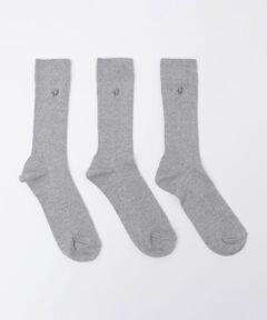 SHIPS / シップス ソックス | 【WEB限定】SHIPS:〈抗菌・防臭〉ワンポイントロゴ ビジネスカジュアル ソックス（3足セット）