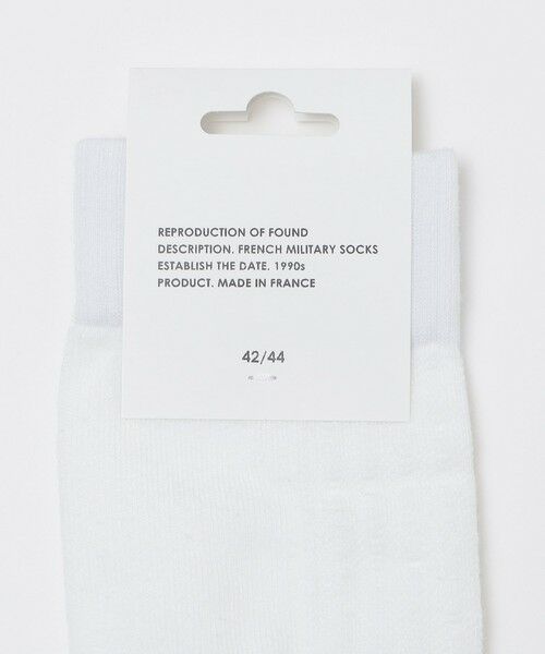 SHIPS / シップス ソックス | REPRODUCTION OF FOUND :FRENCH MILITARY SOCKS | 詳細1