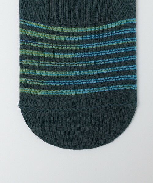 SHIPS / シップス ソックス | PANTHERELLA:  スペースダイストライプ インビジブル コットン ソックス | 詳細1