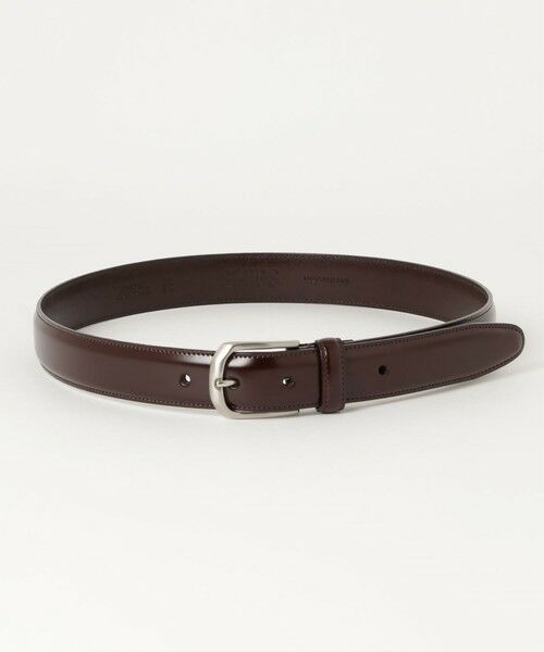 SHIPS / シップス ベルト・サスペンダー | SHIPS: コードバン レザー ベルト(ワイン)