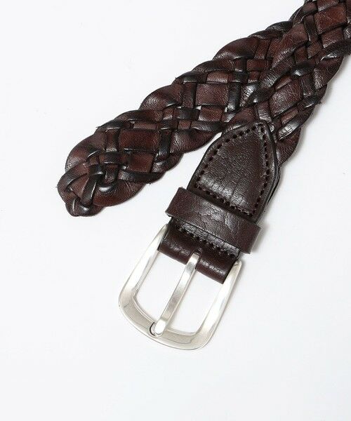 SHIPS / シップス ベルト・サスペンダー | Andrea D'AMICO: レザー メッシュ ベルト | 詳細1