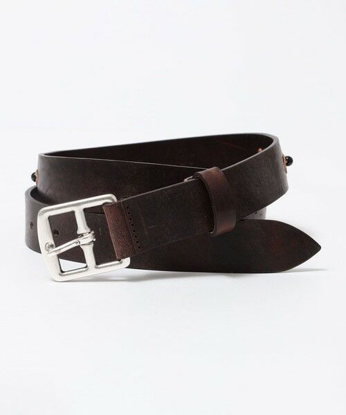 SHIPS / シップス ベルト・サスペンダー | Andrea D'AMICO: ビンテージ ビーズ エンブロイダリー ベルト(ブラウン)