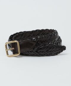 SHIPS / シップス ベルト・サスペンダー | SHIPS: イタリア製 レザーメッシュ ベルト