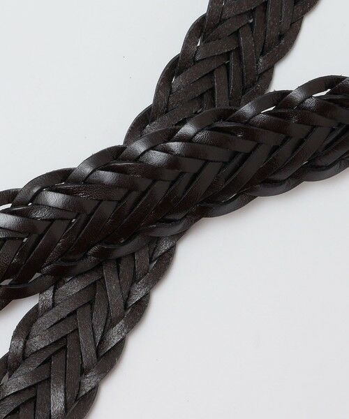 SHIPS / シップス ベルト・サスペンダー | SHIPS: イタリア製 レザーメッシュ ベルト | 詳細2