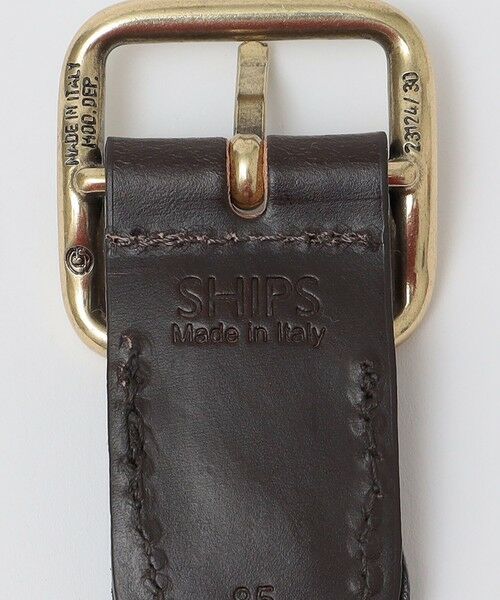 SHIPS / シップス ベルト・サスペンダー | SHIPS: イタリア製 レザーメッシュ ベルト | 詳細3