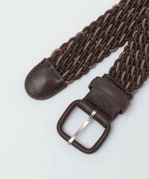 SHIPS / シップス ベルト・サスペンダー | 【SHIPS別注】 L’AIGLON: 手編み メランジ メッシュ ベルト | 詳細1