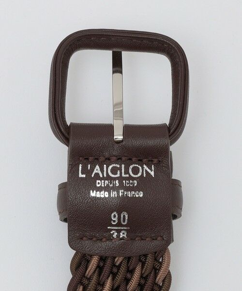 SHIPS / シップス ベルト・サスペンダー | 【SHIPS別注】 L’AIGLON: 手編み メランジ メッシュ ベルト | 詳細2