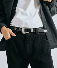 SHIPS / シップス ベルト・サスペンダー | 【WEB限定】SHIPS: ワンサイズフィット レザー ウエスタン ベルト