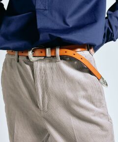 SHIPS / シップス ベルト・サスペンダー | 【WEB限定】SHIPS: ワンサイズフィット レザー ウエスタン ベルト