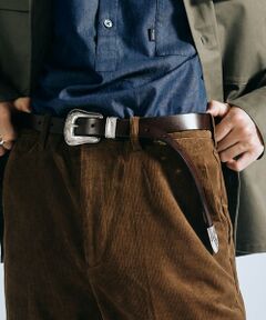 SHIPS / シップス ベルト・サスペンダー | 【WEB限定】SHIPS: ワンサイズフィット レザー ウエスタン ベルト