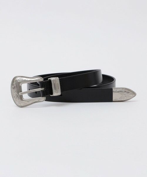 SHIPS / シップス ベルト・サスペンダー | 【WEB限定】SHIPS: ワンサイズフィット レザー ウエスタン ベルト | 詳細2