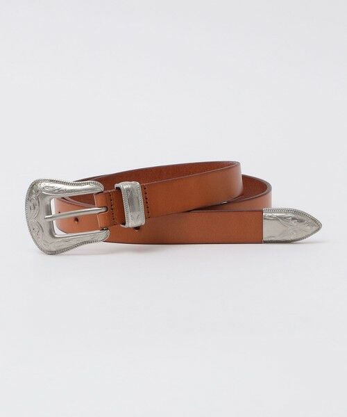 SHIPS / シップス ベルト・サスペンダー | 【WEB限定】SHIPS: ワンサイズフィット レザー ウエスタン ベルト | 詳細8