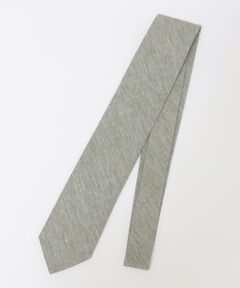 SHIPS / シップス ネクタイ | BREUER: リネン コットン メランジ ソリッド ネクタイ