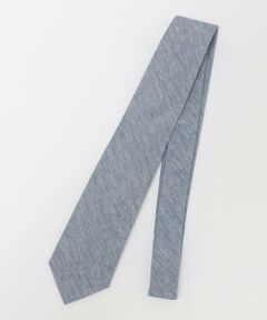 SHIPS / シップス ネクタイ | BREUER: リネン コットン メランジ ソリッド ネクタイ
