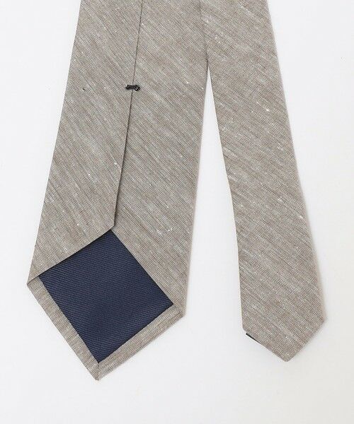 SHIPS / シップス ネクタイ | BREUER: リネン コットン メランジ ソリッド ネクタイ | 詳細1