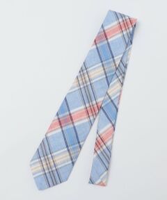 SHIPS / シップス ネクタイ | BREUER: リネン マドラス チェック ネクタイ