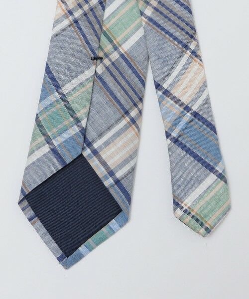 SHIPS / シップス ネクタイ | BREUER: リネン マドラス チェック ネクタイ | 詳細1