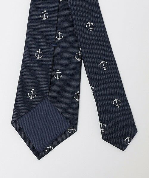 SHIPS / シップス ネクタイ | BREUER: シルク ジャカード マリン モチーフ ネクタイ | 詳細1