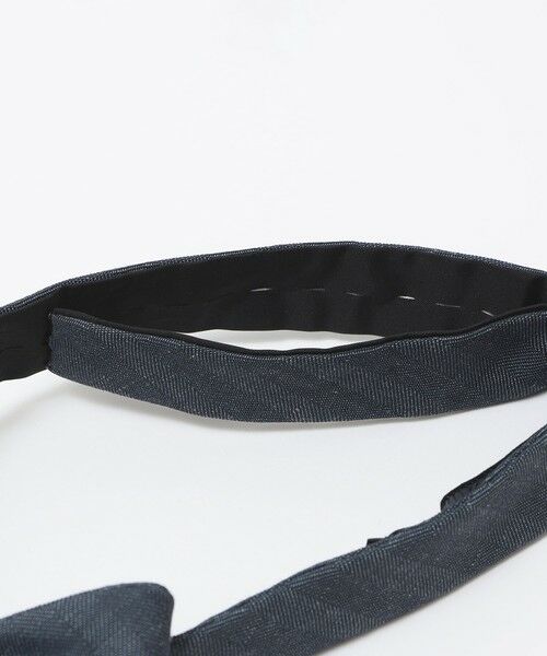 SHIPS / シップス ネクタイ | Stefano bigi: ウール/リネン ヘリンボーン ソリッド ボウタイ | 詳細3