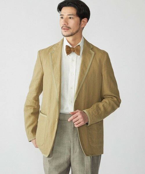 SHIPS / シップス ネクタイ | Stefanobigi: リネン ソリッド ボウタイ | 詳細1