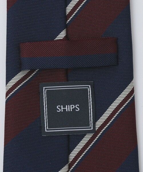 SHIPS / シップス ネクタイ | SHIPS: シルク レジメンタル ストライプ ネクタイ | 詳細2