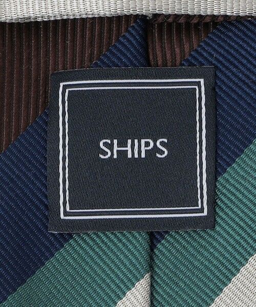 SHIPS / シップス ネクタイ | SHIPS: シルク レップ ストライプ ネクタイ | 詳細2