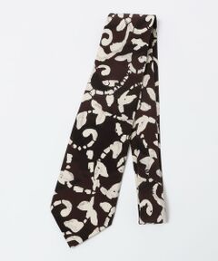 SHIPS / シップス ネクタイ | 【SHIPS別注】Stefano Cau: バティック ボタニカル プリント ネクタイ