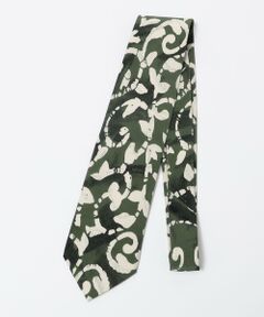 SHIPS / シップス ネクタイ | 【SHIPS別注】Stefano Cau: バティック ボタニカル プリント ネクタイ