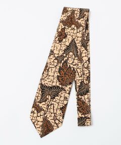 SHIPS / シップス ネクタイ | 【SHIPS別注】Stefano Cau: バティック リーフ プリント ネクタイ