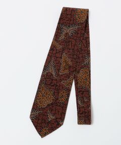 SHIPS / シップス ネクタイ | 【SHIPS別注】Stefano Cau: バティック リーフ プリント ネクタイ