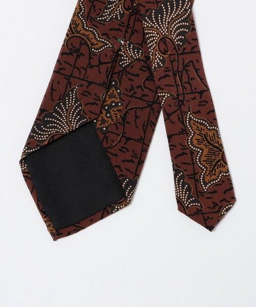 SHIPS / シップス ネクタイ | 【SHIPS別注】Stefano Cau: バティック リーフ プリント ネクタイ | 詳細1
