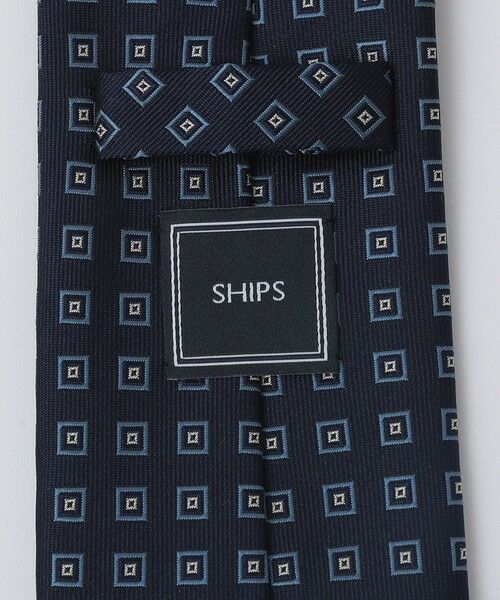 SHIPS / シップス ネクタイ | SHIPS: シルク レップ スクエア コモン ネクタイ | 詳細2
