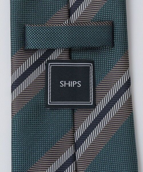 SHIPS / シップス ネクタイ | SHIPS: シルク ジャカード サテン ストライプ ネクタイ | 詳細2