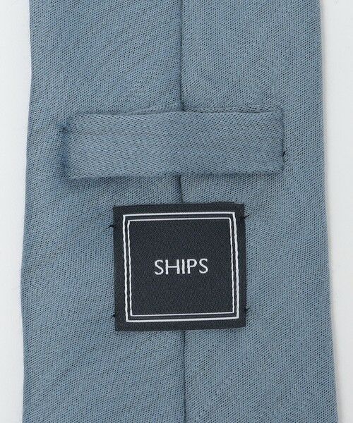 SHIPS / シップス ネクタイ | SHIPS: リネン シルク ソリッド ネクタイ | 詳細2