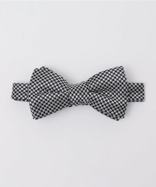 SHIPS / シップス ネクタイ | SHIPS: シルク ハウンドトゥース ボウタイ | 詳細1