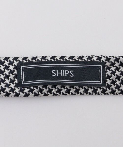 SHIPS / シップス ネクタイ | SHIPS: シルク ハウンドトゥース ボウタイ | 詳細4