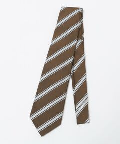 SHIPS / シップス ネクタイ | SHIPS: フォサッティ シルク コットン ストライプ ネクタイ