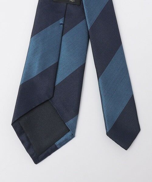 SHIPS / シップス ネクタイ | SHIPS: ヴィンテージ アーカイブ シルク ミニ ヘリンボーン ワイド ストライプ ネクタイ | 詳細1