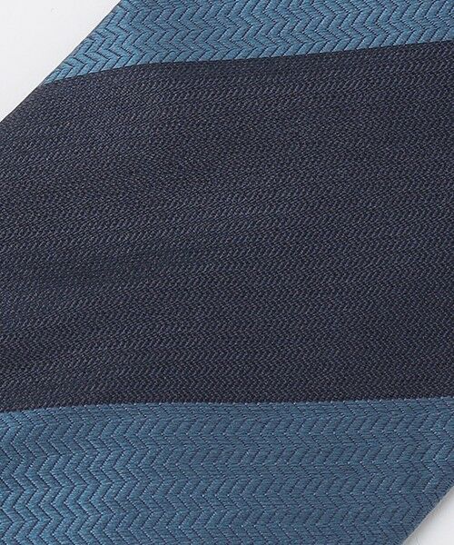 SHIPS / シップス ネクタイ | SHIPS: ヴィンテージ アーカイブ シルク ミニ ヘリンボーン ワイド ストライプ ネクタイ | 詳細3