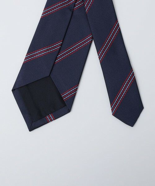 SHIPS / シップス ネクタイ | Errico Formicola: シルク ジャカード ダブルストライプ ネクタイ | 詳細1