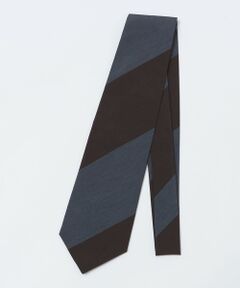 SHIPS / シップス ネクタイ | GALLIA: マット シルク ワイド ストライプ ネクタイ