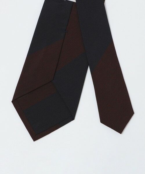SHIPS / シップス ネクタイ | GALLIA: マット シルク ワイド ストライプ ネクタイ | 詳細1