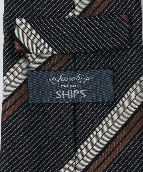 SHIPS / シップス ネクタイ | Stefanobigi: シルク ウェーブ ツイル ストライプ ネクタイ | 詳細3