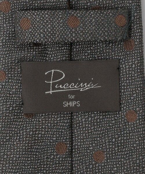 SHIPS / シップス ネクタイ | Puccini: シルク ウール メランジ ドット ネクタイ | 詳細3
