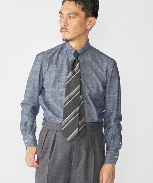 SHIPS / シップス ネクタイ | Holliday＆Brown: シルク レジメンタル ネクタイ | 詳細1