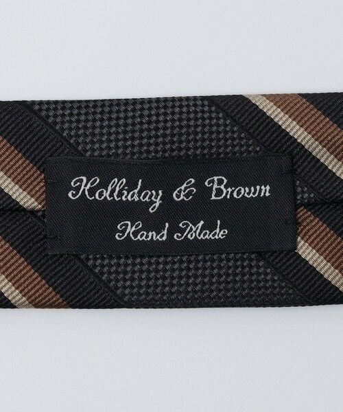 SHIPS / シップス ネクタイ | Holliday＆Brown: シルク バスケット ストライプ ネクタイ | 詳細3