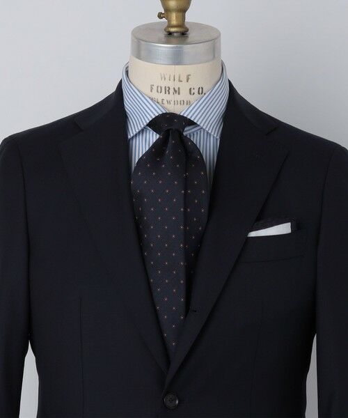 SHIPS / シップス ネクタイ | SHIPS: ヴィンテージ アーカイブ シルク ヘリン フラワー コモン ネクタイ | 詳細1